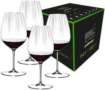 Riedel glass Performance  Cabernet &amp; Merlot  3+1 sada 4 sklenic