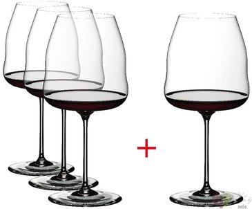 Sklenice Riedel WineWings Pinot &amp; Nebbiolo 3+1 v krabie  4ks