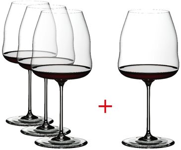 Riedel glass WineWings  Syrah  3+1 v krabie  4ks