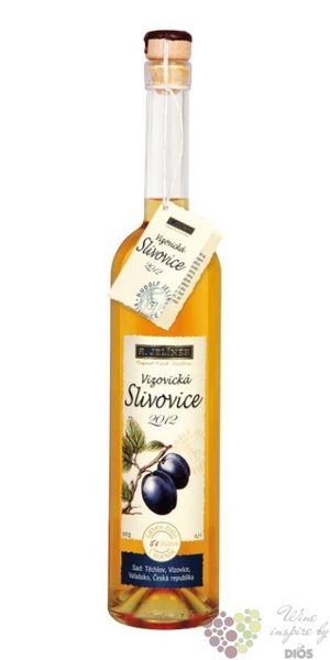 Slivovice  Vizovick  2012 moravian plum brandy Rudolf Jelnek 50% vol.  0.70l