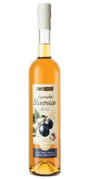 Slivovice  Vizovick  2022 moravian plum brandy Rudolf Jelnek  50% vol.  0.70 l