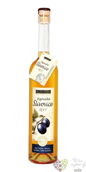 Slivovice  Vizovick  2014 moravian plum brandy Rudolf Jelnek 50% vol.  0.70l