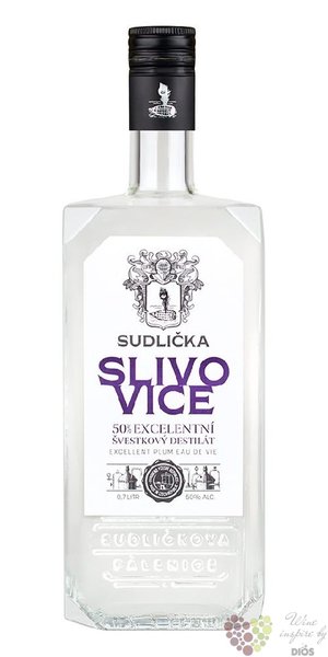 Sudlikova Slivovice czech fruits brandy 50% vol.  0.70 l