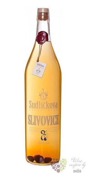 Sudlikova Slivovice zlat Bohemian fruits brandy 50% vol.  3.00 l
