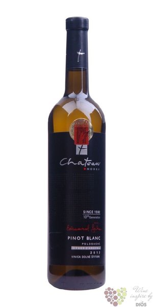 Pinot Blanc  Premium 2012 vber z hrozna Slovakia Chteau Modra  0.75 l