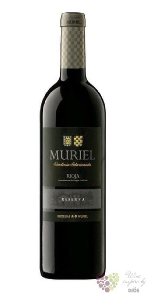 Rioja tinto  Reserva  DOCa 2018 bodegas Muriel  0.75 l