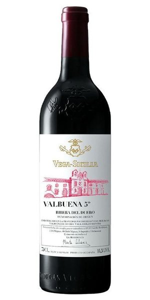 Ribera del Duero tinto  Valbuena 5  Do 2018 Vega Sicilia  0.75 l