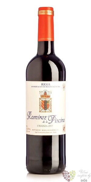 Rioja Crianza DOCa 2017 bodegas Ramirez de la Piscina  0.75 l