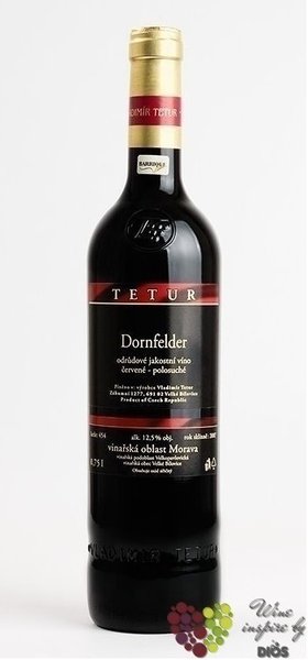 Dornfelder 2013 jakostn odrdov vno vinastv Vladimr Tetur  0.75 l