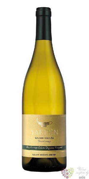 Chardonnay cru Odem Organic  Yarden  2020 Galilee Kosher wine Golan Heights winery  0.75 l