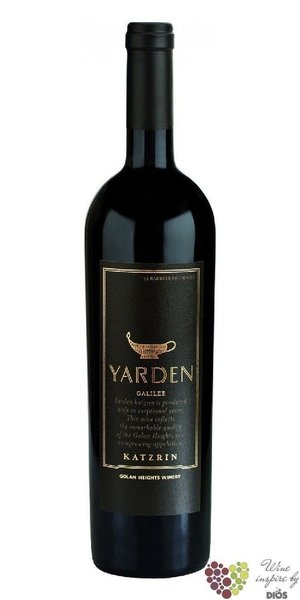 Katzrin red  Yarden  2018 Galilee Kosher wine Golan Heights  0.75 l