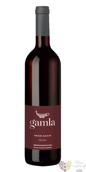Merlot  Gamla  2017 Galilee Kosher wine Golan Heights winery  0.75 l