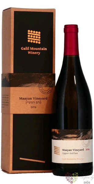 Barbera cru  Maayan vineyard  2016 Galilee kosher wine Galil Mountain  0.75 l