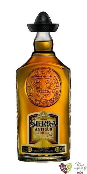 Sierra Antiguo  Aejo  100% of Blue agave Mexican tequila 40% vol.     0.70 l