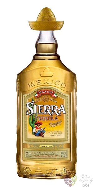 Sierra  Gold  original Mexican mixto tequila 38% vol.    0.70 l