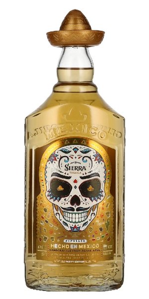 Sierra  Gold Muertos  original Mexican mixto tequila 38% vol.    0.70 l
