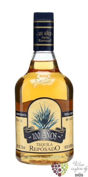 Sauza  100 aos Reposado  100% of Blue agave Mexican tequila 40% vol.    0.70l