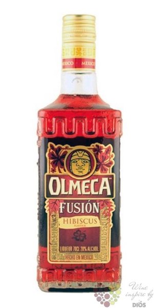 Olmeca Fusion  Hibiscus  Mexican fruits flavored tequila liqueur 20% vol.  0.70 l