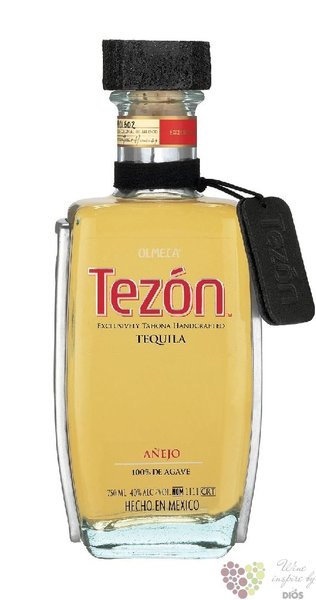 Olmeca Tezn  Aejo  100% of Blue agave Mexican Tahona tequila 38% vol.  0.70 l