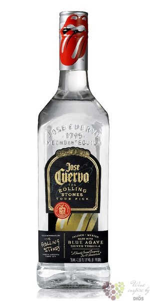Jos Cuervo especial ltd.  Silver the Roling Stones Tour pick  Mexican tequila 38% vol.  0.70 l