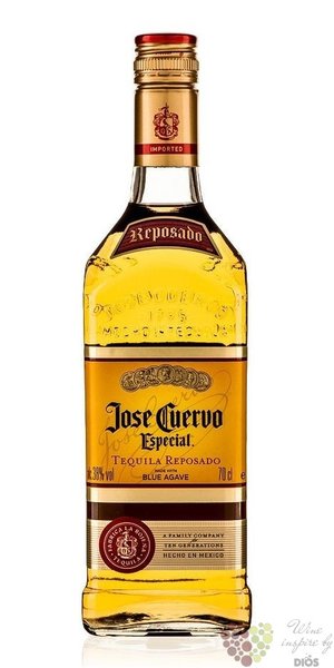 Jos Cuervo especial  Reposado  Mexican tequila 38% vol.  0.70 l