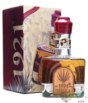 1921  Reposado Reserva Especial   100% of Blue agave Mexican tequila 40% vol.0.70 l