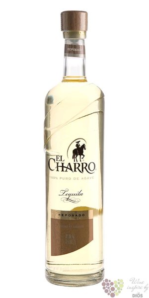 el Charro  Reposado  100% of Blue agave Mexican tequila 40% vol.  0.05 l