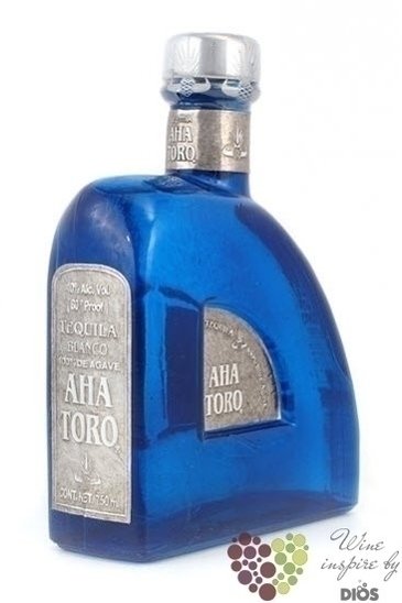 Aha Toro  Blanco Blue  100% of Blue agave Mexican tequila 40% vol.    0.70 l