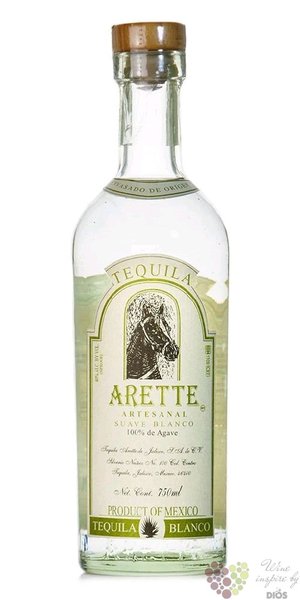 Arette „ Blanco ” 100% of Blue agave Mexican tequila 38% vol.  0.70 l