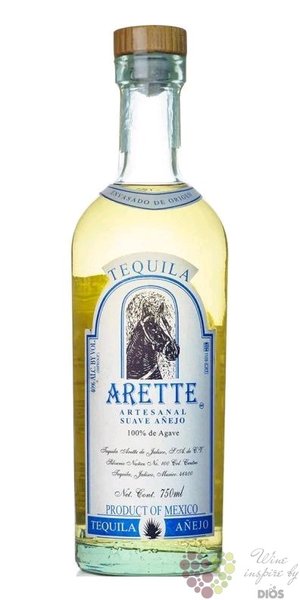 Arette  Artesanal Suave Aejo  of Blue agave Mexican tequila 38% vol.  0.70 l