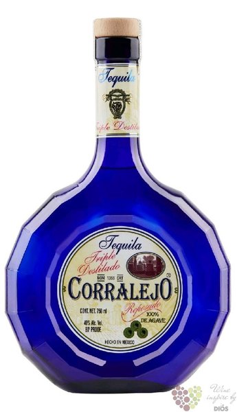 Corralejo  Reposado Triple Destilado  Agave Azul Mexican tequila 40% vol.  0.70 l