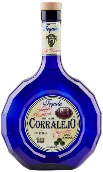 Corralejo  Reposado Triple Destilado  Agave Azul Mexican tequila 40% vol.  0.10 l