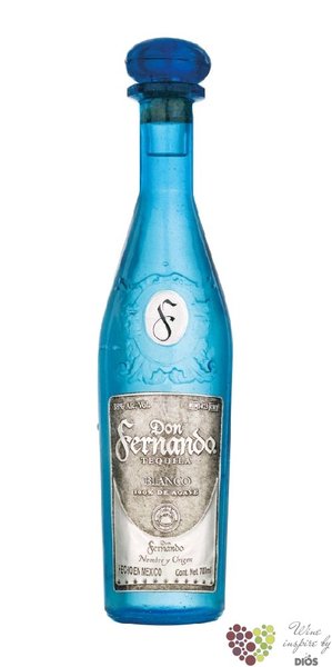 Don Fernando Silver 100% agave Mexican tequila 38% vol.  0.70 l