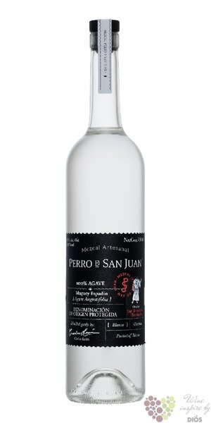 Perro de San Juan  Espadin Black  Mexican mezcal  40% vol.  0.70 l
