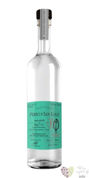 Perro de San Juan  Cuishe - Cirial  Mexican mezcal 42% vol.  0.70 l