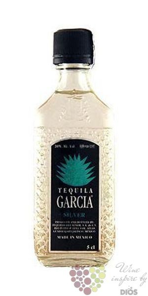 Garcia  Silver  original Mexican mixto tequila 38% vol.    0.05 l