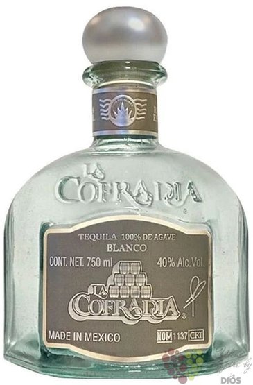 la Cofradia  Blanco  100% of Blue agave Mexican tequila  38% vol.  0.09 l