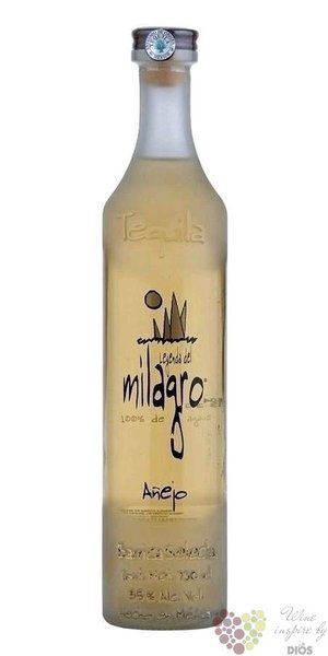 Leyenda del Milagro  Aejo Single barrel  100% of Blue agave Mexican tequila 40% vol.  0.70 l