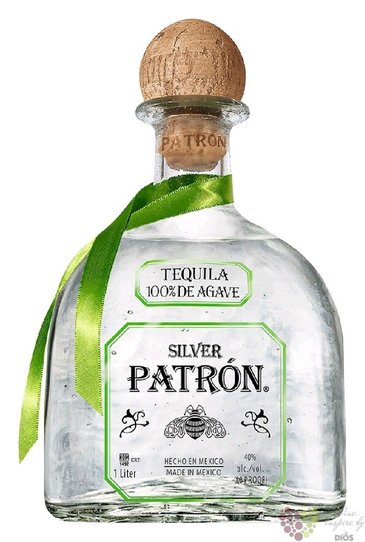 Patron  Silver  Blue agave Mexican tequila 40% vol.  0.05 l