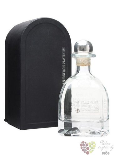 Gran Patron  Platinum  100% of Blue agave Mexican tequila 40% vol.     0.70 l