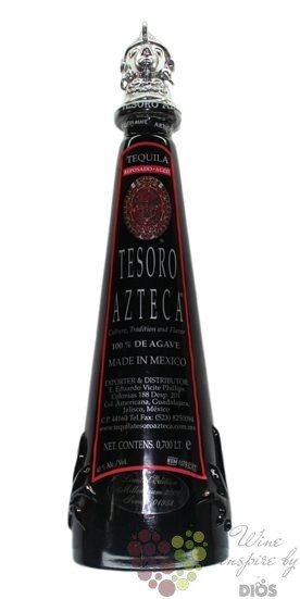 Tesoro Azteca Artesenal  Blanco  ltd edition 100% of Blue agave tequila 40% vol.    0.70 l