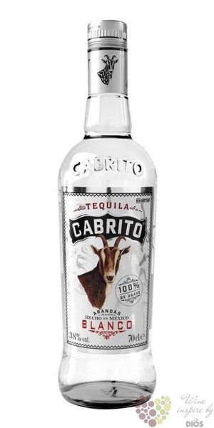 Cabrito  Blanco  100% of Blue agave mexican tequila 38% vol.  0.70 l