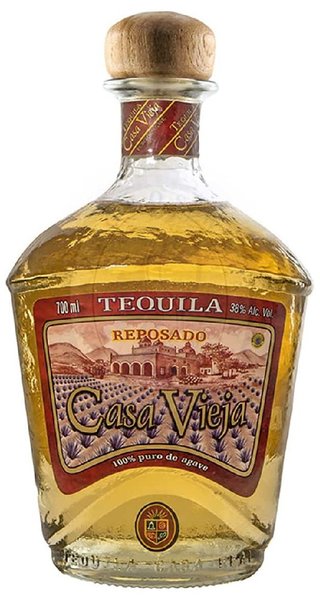 Casa Vieja  Reposado  Mexican tequila 38% vol.  0.70 l