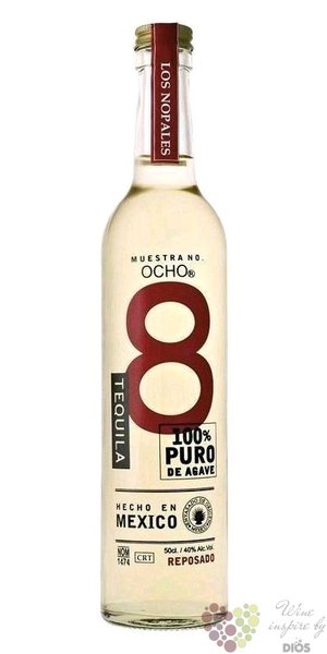 Ocho 2018 „ las Presas ” Single estate Mexican reposado equila 40% vol.  0.50 l