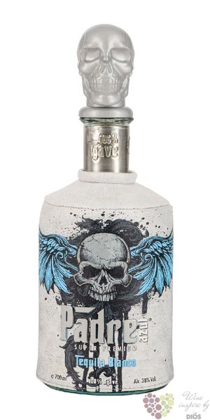 Padre Azul „ Blanco ” Blue agave Mexican tequila 38% vol.  0.70 l