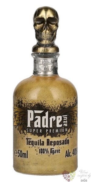 Padre Azul  Reposado  Super premium Mexican tequila 40% vol.  0.05 l