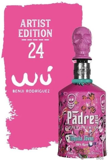 Padre Azul  Artist 2024  Super premium Mexican Joven Ros Mezcal  40% vol.  0.70 l