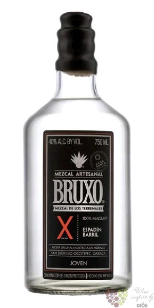Bruxo  X   Joven Espadin &amp; Barril agave Mexican mezcal 40% vol.  0.70 l