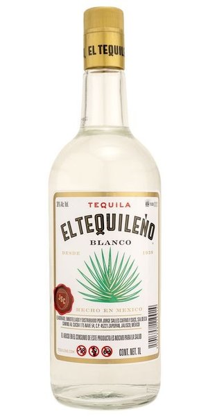 el Tequileno  Blanco  100% agve Mexican Tequila  38% vol.  0.50 l