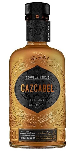 Cazcabel  Anejo  pure agave Mexican tequila  40% vol.  0.70 l